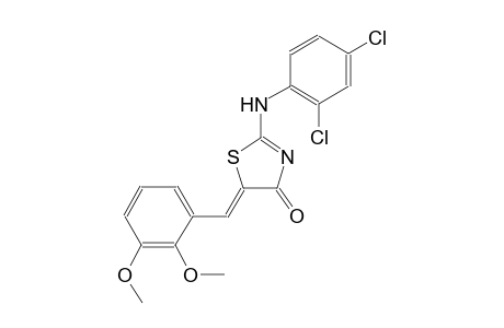 (2E,5Z)-2-[(2,4-dichlorophenyl)imino]-5-(2,3-dimethoxybenzylidene)-1,3-thiazolidin-4-one