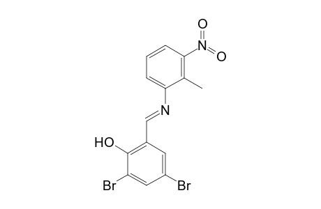 N-(2-hydroxy-3,5-dibromobenzylidene)-2-methyl-3-nitroaniline