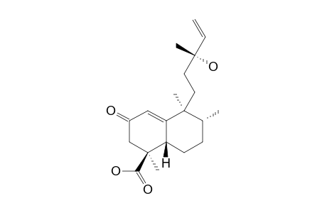 (13R)-2-OXO-13-HYDROXY-1(10),14-ENT-HALIMADIEN-18-OIC-ACID