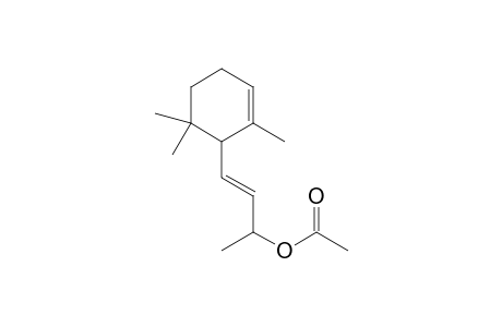 (2E)-1-Methyl-3-(2,6,6-trimethyl-2-cyclohexen-1-yl)-2-propenyl acetate