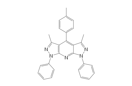 4-(4'-METHYLPHENYL)-3,5-DIMETHYL-1,7-DIPHENYL-BISPYRAZOLO-[3,4-B;4',3'-E]-PYRIDINE