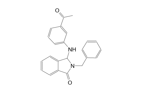 1H-isoindol-1-one, 3-[(3-acetylphenyl)amino]-2,3-dihydro-2-(phenylmethyl)-