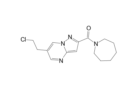 Azepan-1-yl-[6-(2-chloro-ethyl)-pyrazolo[1,5-a]pyrimidin-2-yl]-methanone