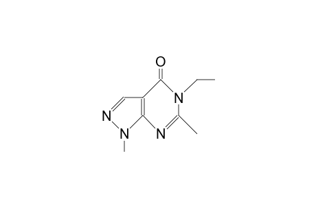 5-ethyl-1,6-dimethylpyrazolo[4,5-e]pyrimidin-4-one