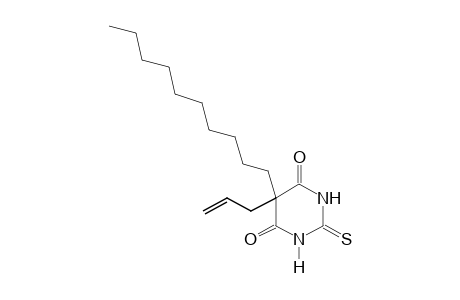 5-allyl-5-decyl-2-thiobarbituric acid