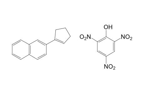 2-(1-cyclopenten-1-yl)naphthalene, picrate