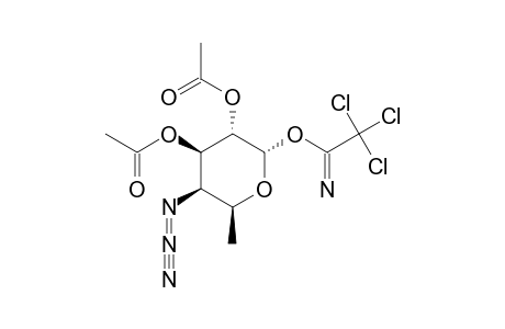 4-AZIDO-2,3-DI-O-ACETYL-4,6-DIDEOXY-ALPHA-D-GALACTOPYRANOSYL-TRICHLOROACETIMIDATE