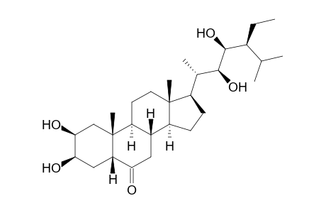 (2S,3R,5R,8S,9S,10R,13S,14S,17R)-17-[(1S,2S,3S,4S)-4-ethyl-2,3-dihydroxy-1,5-dimethyl-hexyl]-2,3-dihydroxy-10,13-dimethyl-1,2,3,4,5,7,8,9,11,12,14,15,16,17-tetradecahydrocyclopenta[a]phenanthren-6-one