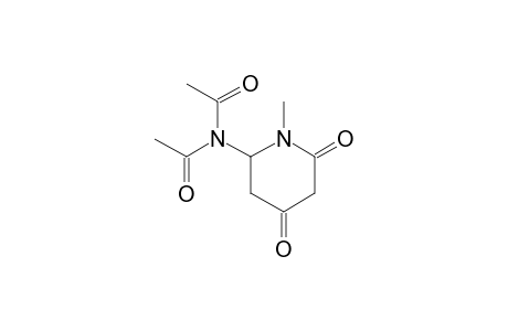 Acetamide, N-acetyl-N-(1-methyl-4,6-dioxopiperidin-2-yl)-