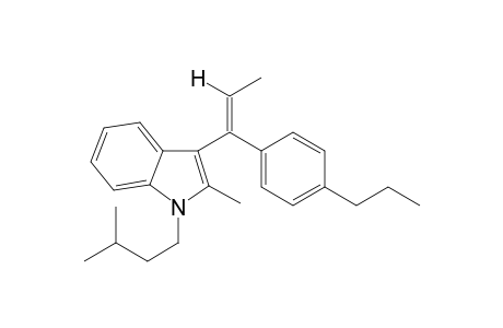 1-iso-Pentyl-2-methyl-3-(1-(4-propylphenyl)-1-propen-1-yl)1H-indole II