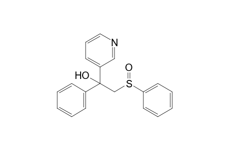 alpha-PHENYL-alpha-[(PHENYLSULFINYL)METHYL]-3-PYRIDINEMETHANOL