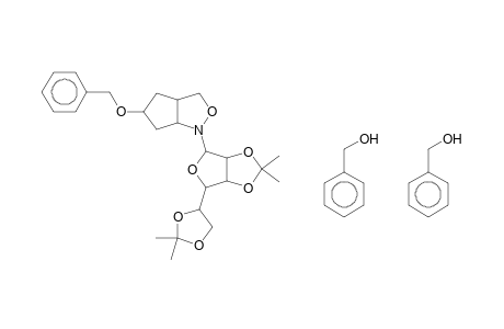 1H-CYCLOPENT[c]ISOXAZOLE, 1-[2,3:5,6-BIS-O-(1-METHYLETHYLIDENE)-alpha-D-MANNOFURANOSYL]HEXAHYDRO-4,5,6-TRIS(PHENYLMETHOXY)-, [3AR-