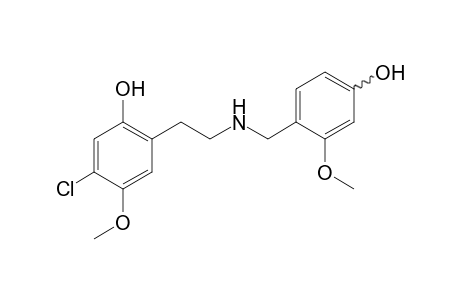 25C-NBOMe-M (O-demethyl-HO-) isomer 2 MS2