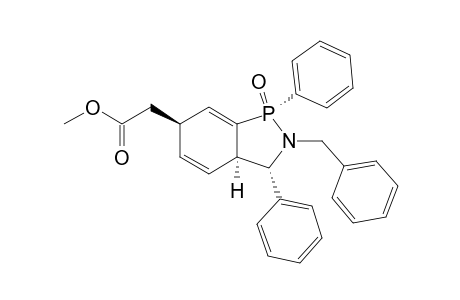 (1RS,3SR,3ARS,6RS)-2,3,3A,6-TETRAHYDRO-2-BENZYL-6-(METHOXYCARBONYLMETHYL)-1,3-DIPHENYLBENZO-[C]-[1,2]-AZAPHOSPHOLE-1-OXIDE