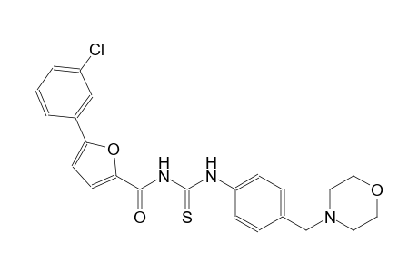 N-[5-(3-chlorophenyl)-2-furoyl]-N'-[4-(4-morpholinylmethyl)phenyl]thiourea