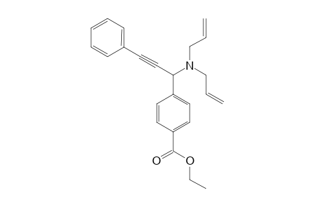 4-[1-(Diallylamino)-3-phenyl-2-propenyl]benzoic acid ethyl ester