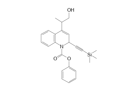 4-(1-hydroxypropan-2-yl)-2-(2-trimethylsilylethynyl)-2H-quinoline-1-carboxylic acid phenyl ester