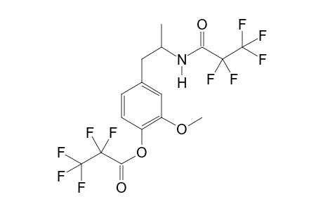 4-Hydroxy-3-methoxyamphetamine 2PFP (N,O)