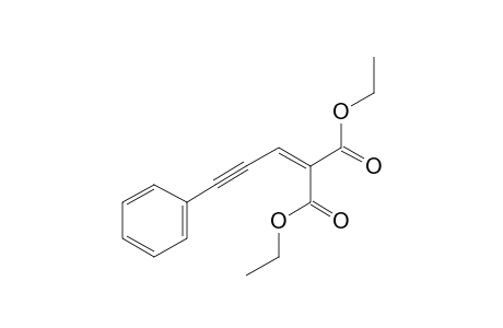 Propanedioic acid, 2-(3-phenyl-2-propyn-1-ylidene)-, 1,3-diethyl ester