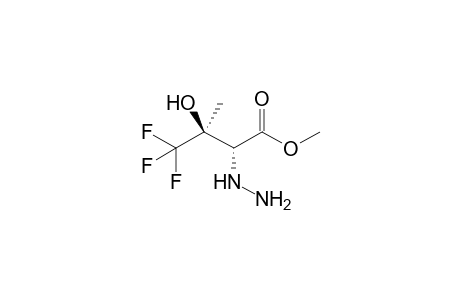 (2R,3S)-Methyl 4,4,4-Trifluoro-2-hydrazino-3-hydroxy-3-methylbutanoate