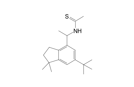 N-[1-(6-tert-butyl-1,1-dimethyl-indan-4-yl)ethyl]thioacetamide