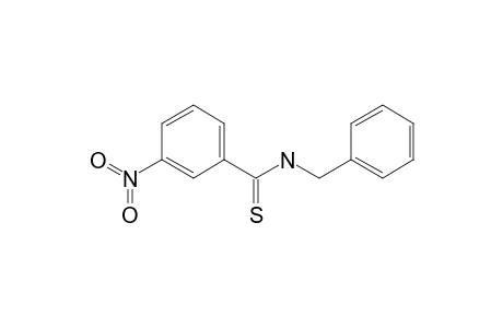 3-Nitro-N-(phenylmethyl)benzenecarbothioamide