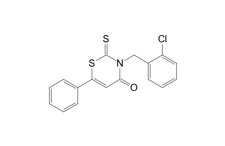 3-(2-Chlorobenzyl)-6-phenyl-2-thioxo-1,3-thiazin-4-one