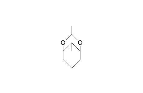 Boat-chair-3,9-dimethyl-2,4-dioxabicyclo(3.3.1)nonane