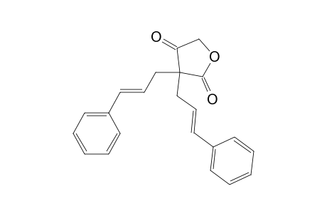 2,4(3H,5H)-Furandione, 3,3-bis(3-phenyl-2-propenyl)-, (E,E)-