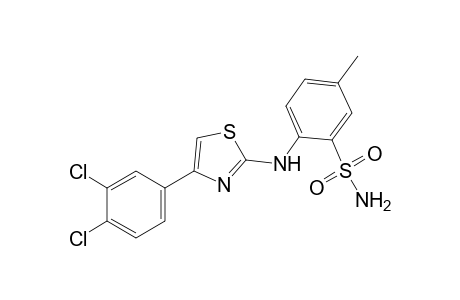6-{[4-(3,4-dichlorophenyl)-2-thiazolyl]amino}-m-toluenesulfonamide