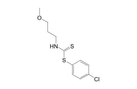 dithio(3-methoxypropyl)carbamic acid, p-chlorophenyl ester