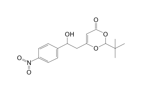 2-t-Butyl-6-[2-hydroxy-2-(4-nitrophenyl)ethyl]-[1,3]dioxin-4-one