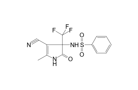 Benzenesulfonamide, N-(4-cyano-5-methyl-2-oxo-3-trifluoromethyl-2,3-dihydro-1H-pyrrol-3-yl)-
