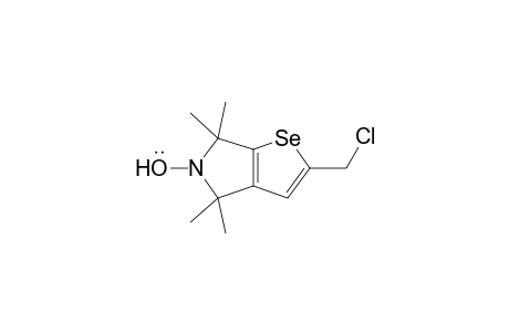 2-(Chloromethyl)-4,4,6,6-tetramethyl-5,6-dihydro-4H-selenolo[2,3-c]pyrrol-5-yloxy radical