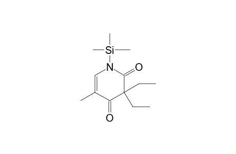 Methyprylone-M/A (OH,-H2O) TMS