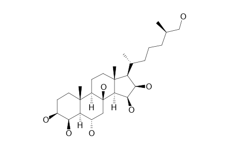 (25S)-5-ALPHA-CHOLESTANE-3-BETA,4-BETA,6-ALPHA,8,15-BETA,16-BETA,26-HEPTOL