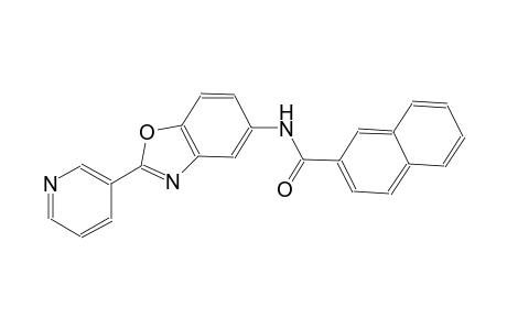 N-[2-(3-pyridinyl)-1,3-benzoxazol-5-yl]-2-naphthamide