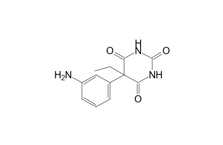 5-(m-aminophenyl)-5-ethylbarbituric acid