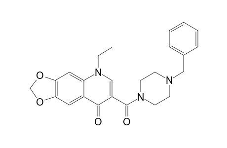 [1,3]dioxolo[4,5-g]quinolin-8(5H)-one, 5-ethyl-7-[[4-(phenylmethyl)-1-piperazinyl]carbonyl]-