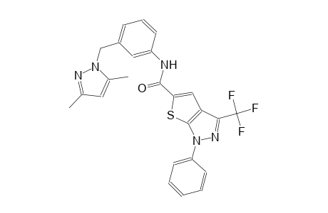 1H-thieno[2,3-c]pyrazole-5-carboxamide, N-[3-[(3,5-dimethyl-1H-pyrazol-1-yl)methyl]phenyl]-1-phenyl-3-(trifluoromethyl)-