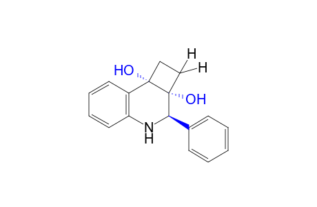 (2aR*,3R*,8bS*)-1,2,2a,3,4,8b-hexahydro-3-phenylcyclobuta[c]quinoline-2a,8b-diol