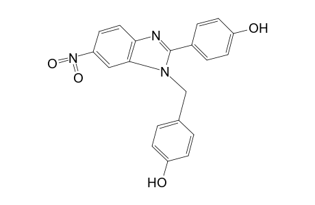1-(p-hydroxybenzyl)-2-(p-hydroxyphenyl)-6-nitrobenzimidazole