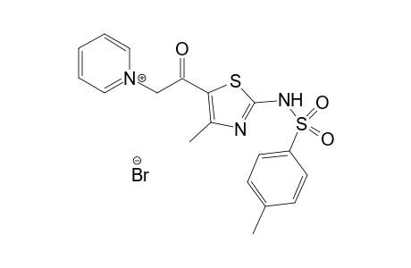 1-(2-(4-Methyl-2-(4-methylphenylsulfonamido)thiazol-5-yl)-2-oxoethyl)pyridin-1-ium bromide