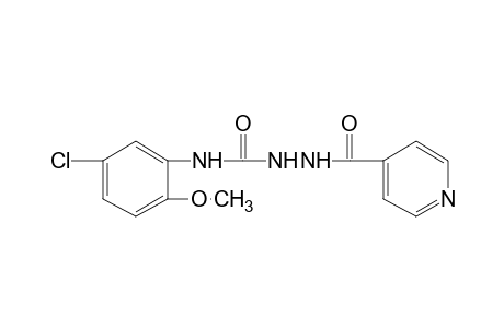 4-(5-chloro-2-methoxyphenyl)-1-isonicotinoylsemicarbazide