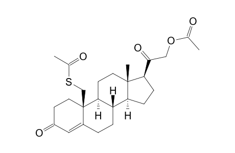 19-(Acetylsulfanyl)-21-(acetoxy)pregnane-3,20-dione