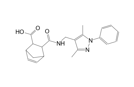 3-({[(3,5-dimethyl-1-phenyl-1H-pyrazol-4-yl)methyl]amino}carbonyl)bicyclo[2.2.1]hept-5-ene-2-carboxylic acid