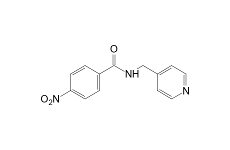 p-nitro-N-[(4-pyridyl)methyl]benzamide