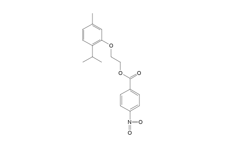 2-(thymyloxy)ethanol, p-nitrobenzoate