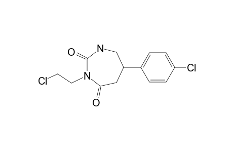 6-(4-CHLOROPHENYL)-3-(2-CHLOROETHYL)-PERHYDRO-1,3-DIAZEPINE-2,5-DIONE