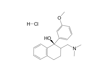 2-(Dimethylaminomethyl)-1-93'-methoxyphenyl)-1-tetralol - hydrochloride